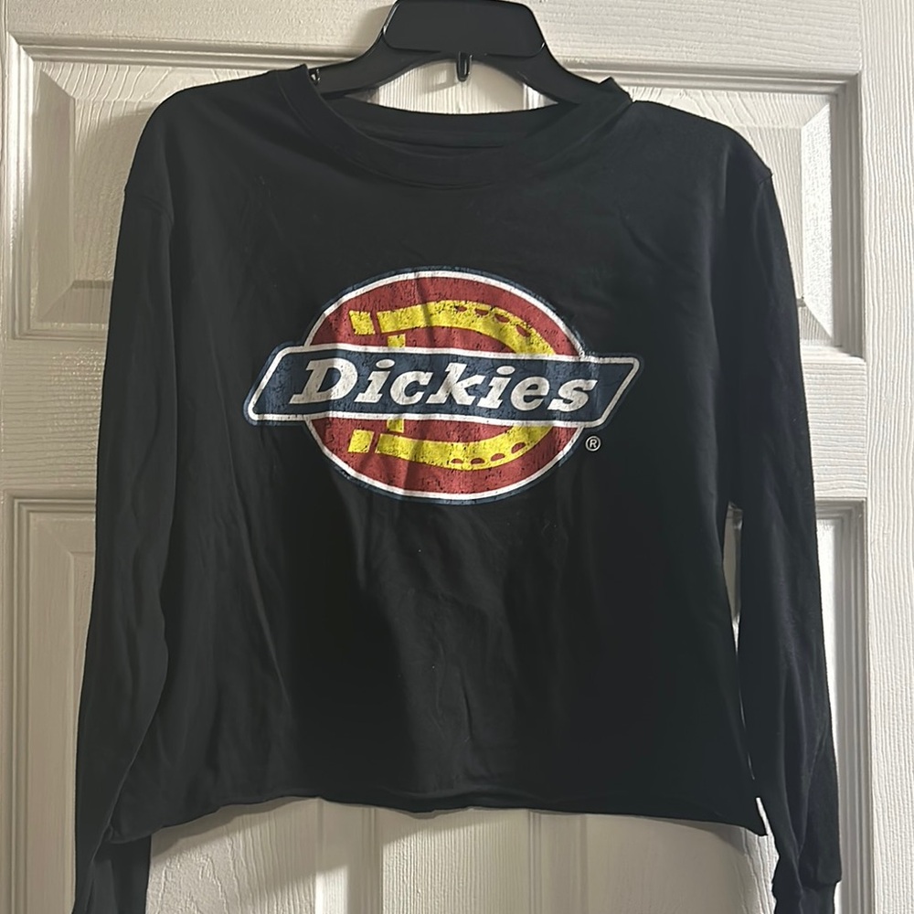 Dickies Black Long Sleeve Logo Tee